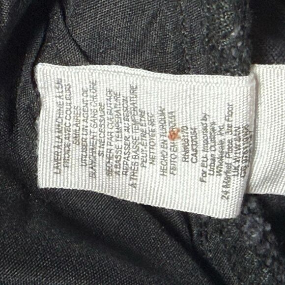 Free People We The Free Multi Button Up High Waist Straight Dark Charcoal Jeans - Picture 15 of 16